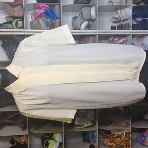 Sellecca pale yellow blouse size 14